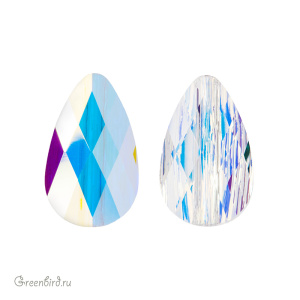 5056 Бусина Mini Drop Bead 10x6mm – Crystal AB (#001AB)