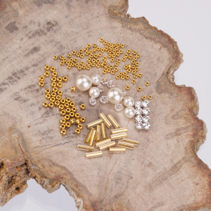 Набор для оплетения фианитов по МК «Геометрия», золото