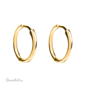 Швензы-кольца "Конго" 20 мм, золото, пара (#SV1701-3050G)