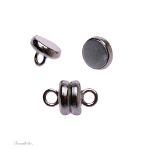 Магнитный замочек, оксид, 1 шт. (#07BO)