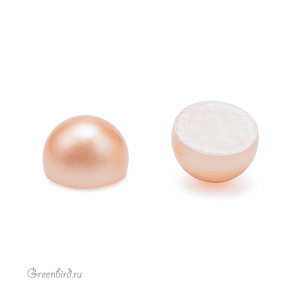 Swarovski 2081/2 Термостразы Кабошон Жемчужина SS34, розовое золото (#001RGPRL), 1 шт.