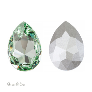 4327 Pear Flat 30х20 мм – Chrysolite (#238)