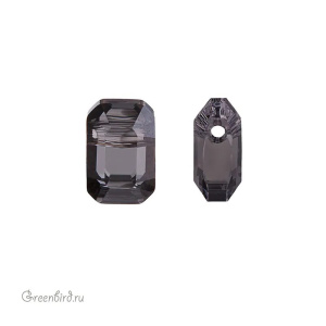 Swarovski 5514 Бусина Маятник 8х5,5 мм, серебряная ночь (#001SINI), 1 шт.