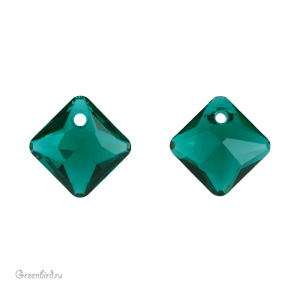 6431 подвеска Princess Cut 11,5 mm – Emerald (#205) 6431 подвеска Princess Cut 11,5 mm – Emerald (#205)