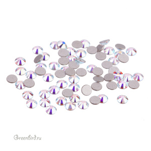Swarovski 2058 Клеевые стразы круглые SS7, прозрачный радужный (#001AB), уп. 72 шт.