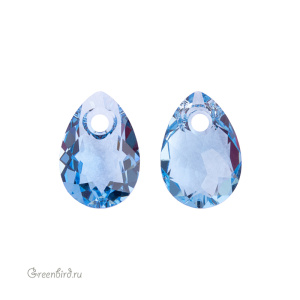 6433 подвеска Pear Cut 9mm – Aquamarine (#202) 6433 подвеска Pear Cut 9mm – Aquamarine (#202)
