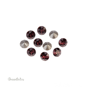 1088 Chaton SS19 – Burgundy (#515), 10 шт.