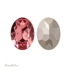 Swarovski 4120 Овал 18х13 мм, розово-персиковый (#262), 1 шт.