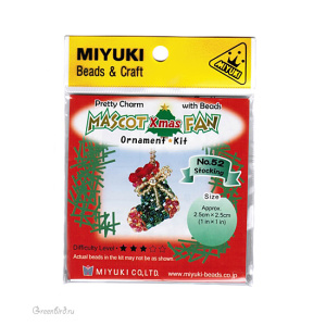 Новогодний набор MIYUKI "Новогодний чулок" #52