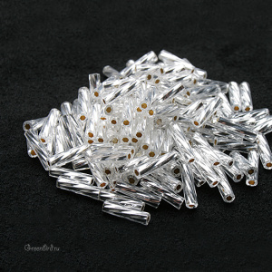 Бисер TOHO Bugle Twisted витой стеклярус 9 мм (#21), 10 г