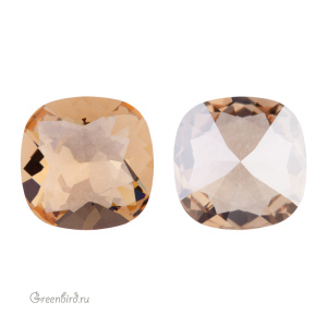 Swarovski 4470 Кушон 12 мм, светлый колорадский топаз сияющий (#246IGNIT), 1 шт.