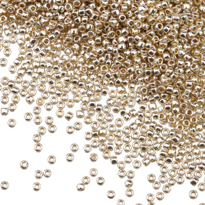 Бисер TOHO Round 15/0 Permanent Finish гальван. алюминий (#PF558), 10 г