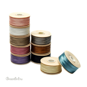 Набор ниток NYMO №1 размер D (светлый) Набор ниток NYMO №1 размер D (светлый)