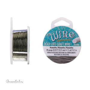 Проволока Wire Elements 28 Ga Hematite (CW28R-HE-15)