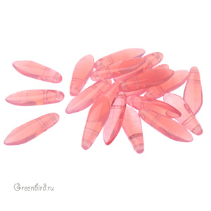 Dagger 2 отверстия 5x16mm, Milky Pink, 1 шт. (#71010) Dagger 2 отверстия 5x16mm, Milky Pink, 1 шт. (#71010)