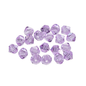Preciosa Биконусы 4 мм, фиолетовый, уп.20 шт. (#20310)