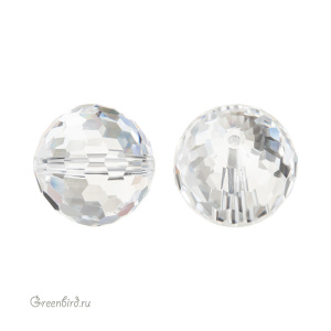5003 Бусина круглая Disco Ball 14mm – Crystal (#001)