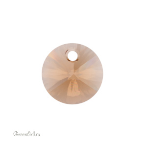 Swarovski 6428 подвеска Мини Диск 8 мм, светлый колорадский топаз (#246), 1 шт.