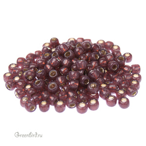 Бисер TOHO Round 6/0 внутреннее серебрение, молочный (#2114), 10 г