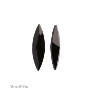 Swarovski 4200 Маркиз 11х3 мм, черный (#280), 1 шт.