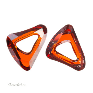 4736 Organic Cosmic Triangle 20 мм – Red Magma (#001REDM)