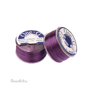 Катушка TOHO One-G, 50 ярдов (#11 фиолетовый)