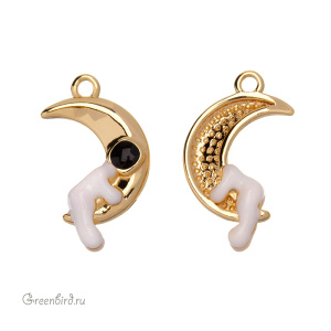 Подвеска "Космонавт", золото, 1 шт. (#SVA-BASE-045G)