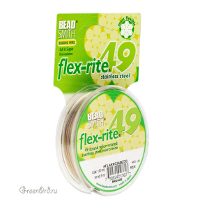 Тросик Flex-Rite 49 – 0,6 мм, бронза #FL49X(024BZ)30