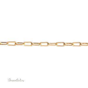Цепочка 2,8 мм, золото, 10 см (9A022), Корея