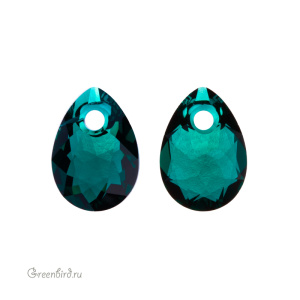 6433 подвеска Pear Cut 9mm – Emerald (#205) 6433 подвеска Pear Cut 9mm – Emerald (#205)