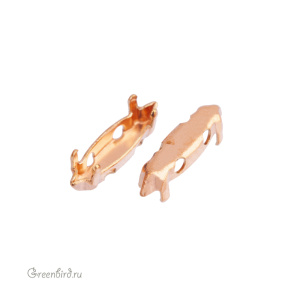 4200 Оправа для Marquise Fancy Stone 11х3 мм, томпак