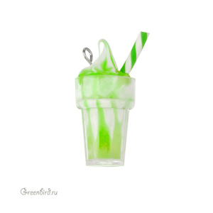 Подвеска "Фруктовое мороженое", зеленый, 1 шт. (#SVA-BASE-131)