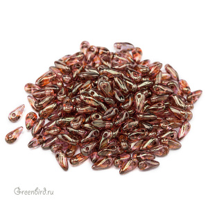 Mini Dagger 2,5x6mm, Luster Rose/Gold Topaz, 10 гр (#AK00030)