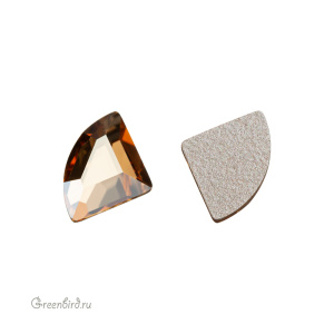Swarovski 2715 Клеевые стразы Коннектор 6 мм, золотистая дымка (#001GSHA), 1 шт.