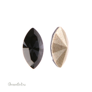 Swarovski 4228 Наветт 6х3 мм, графит (#253), 1 шт.