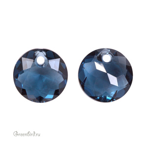 Swarovski 6430 подвеска круглая 8 мм, монтана (#207), 1 шт.