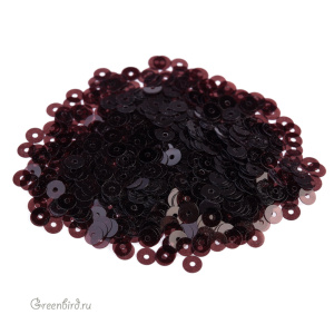 Пайетки 4мм плоские Testa di Moro (#8882)