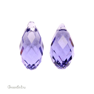 6010 подвеска Briolette Pendant 13x6,5mm – Tanzanite (#539)