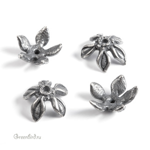 "Танец модерна", чашечка, ант. серебро, 1 шт. (#С2017)