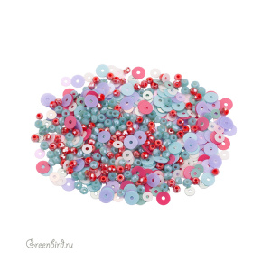 Микс ронделей и пайеток, 4,5 гр (#MIX13)