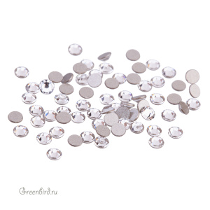 2058 Кристалл холодной фиксации Rose Flatback SS7 – Crystal (#001), уп. 72шт.