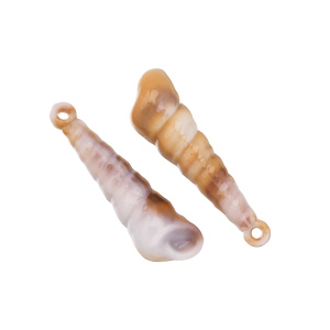 Подвеска "Ракушка" 38 мм пластик, бежевый, 1 шт. (#SVA-BASE-153)