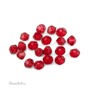 5328 Bicone 3mm – Scarlet (#276)