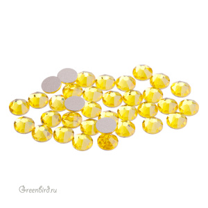 2088 Кристалл холодной фиксации Rose Flatback SS20 – Citrine (#249), уп. 36шт.