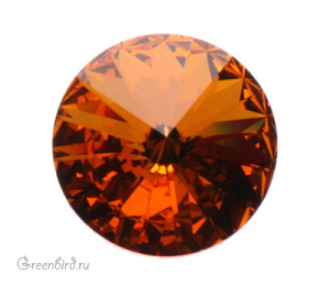 Swarovski 1122 Риволи 14 мм, топаз (#203), 1 шт.