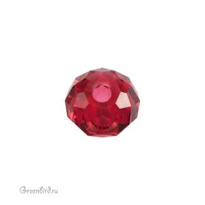 5040 Бусина Briolette Bead 6х4mm – Scarlet (#276)