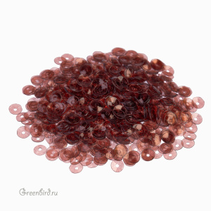 Пайетки 4мм чаша Marrone (#8282)