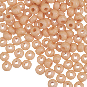 Бисер чешский PRECIOSA Czech круглый 6/0, непрозрачный, Wheat (#03611), 10 г