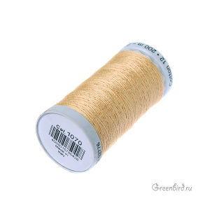 Нить Gutermann для вязания Cotton 12, золото (#1070)