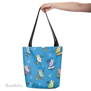 Сумка "Птичка в лесу"